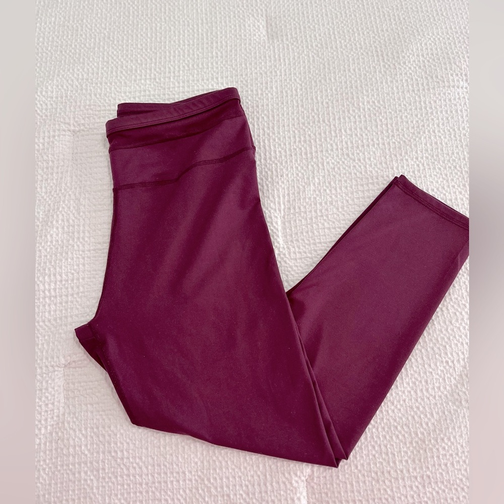 Leggings with mesh accent size Large